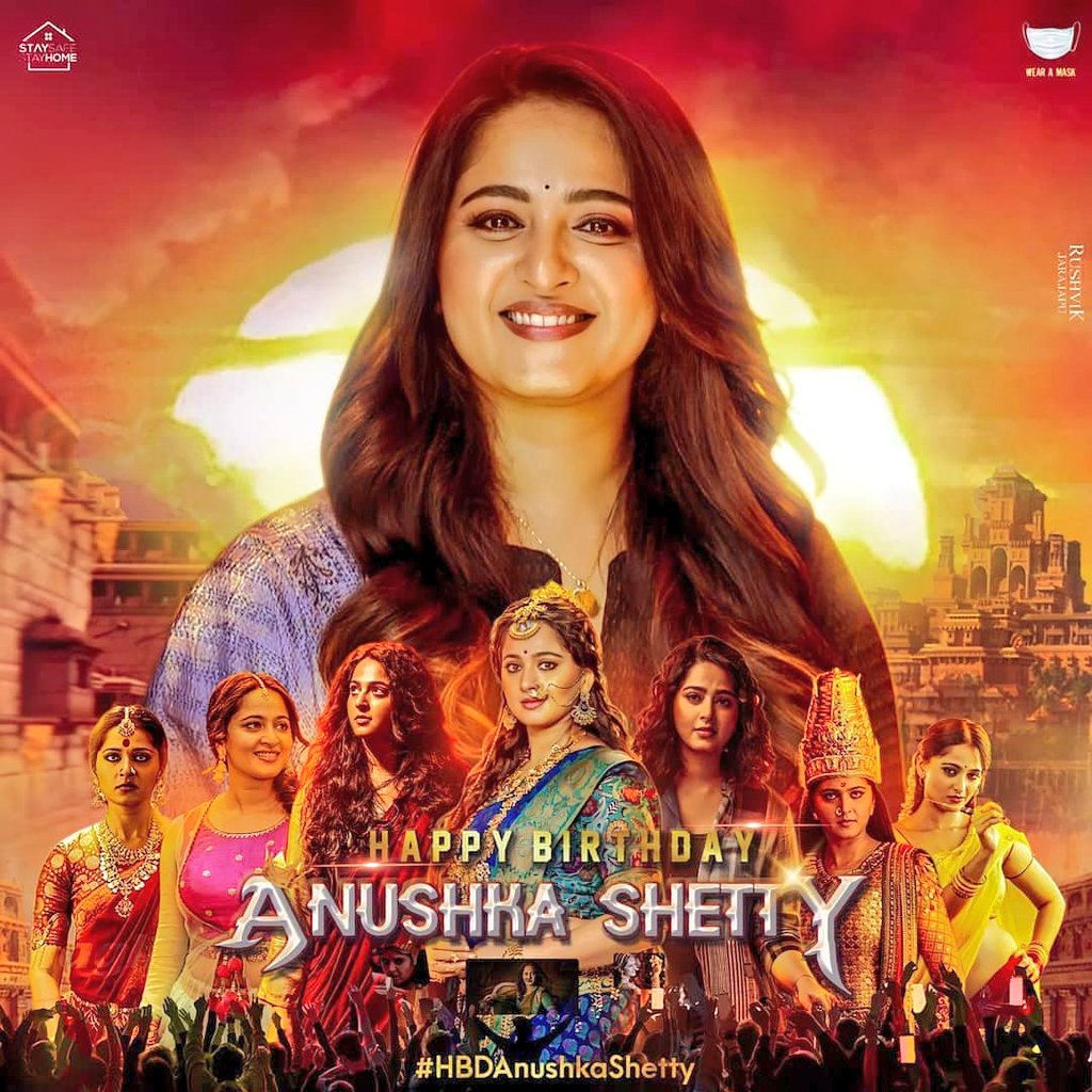 Happy Birthday anushka Shetty garu fervour mi fan  