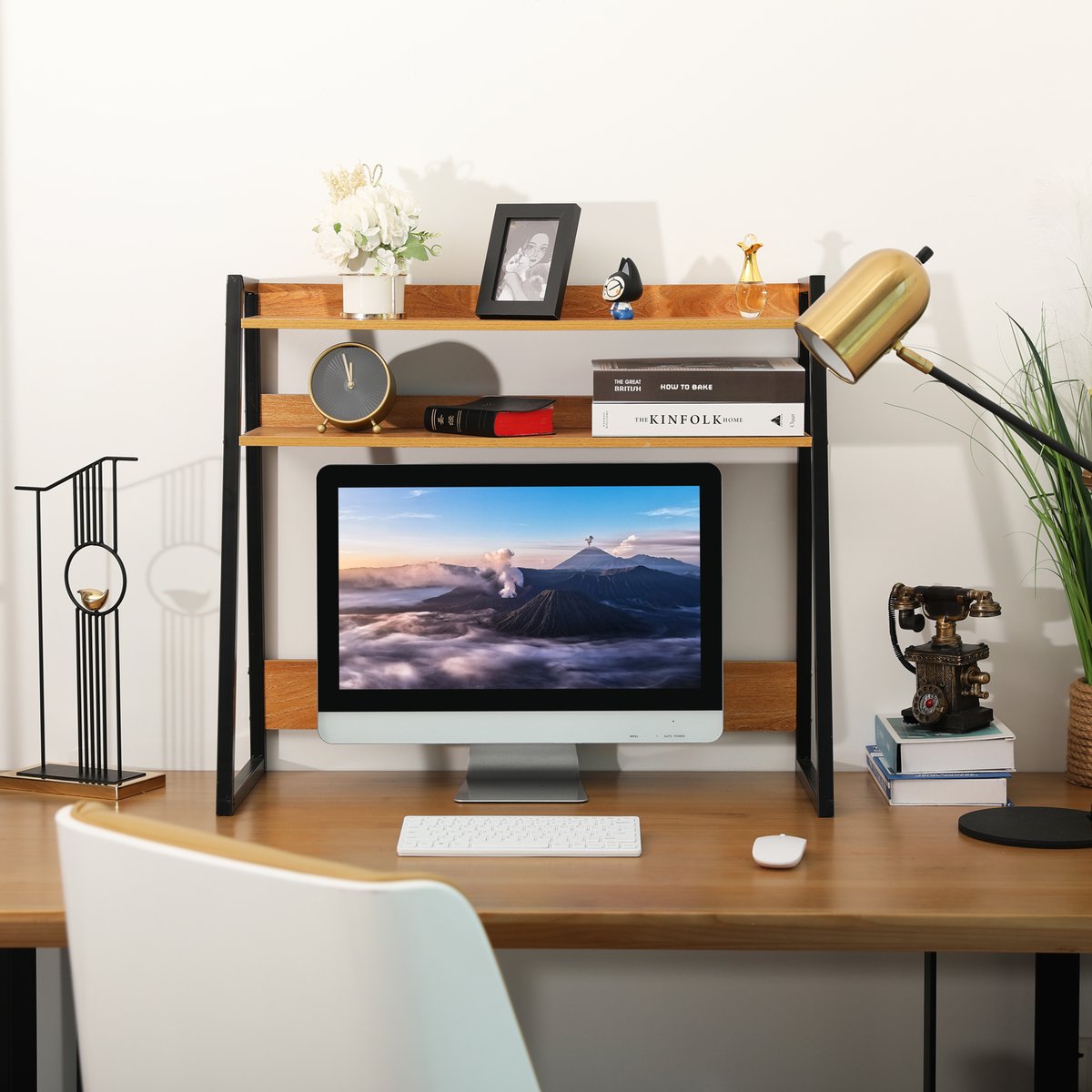 cosrack's tweet photo. Desktop Bookshelf Wooden Bookcase ,X-cosrack Computer Desk Bookshelf Hutch Storage Organizer Shelves Rack for Office Supplies Organizer, Home Decor 2-Tier Brown :) Welcome to try and test our new arrivals for free!! https://t.co/QCfxMwwgEW