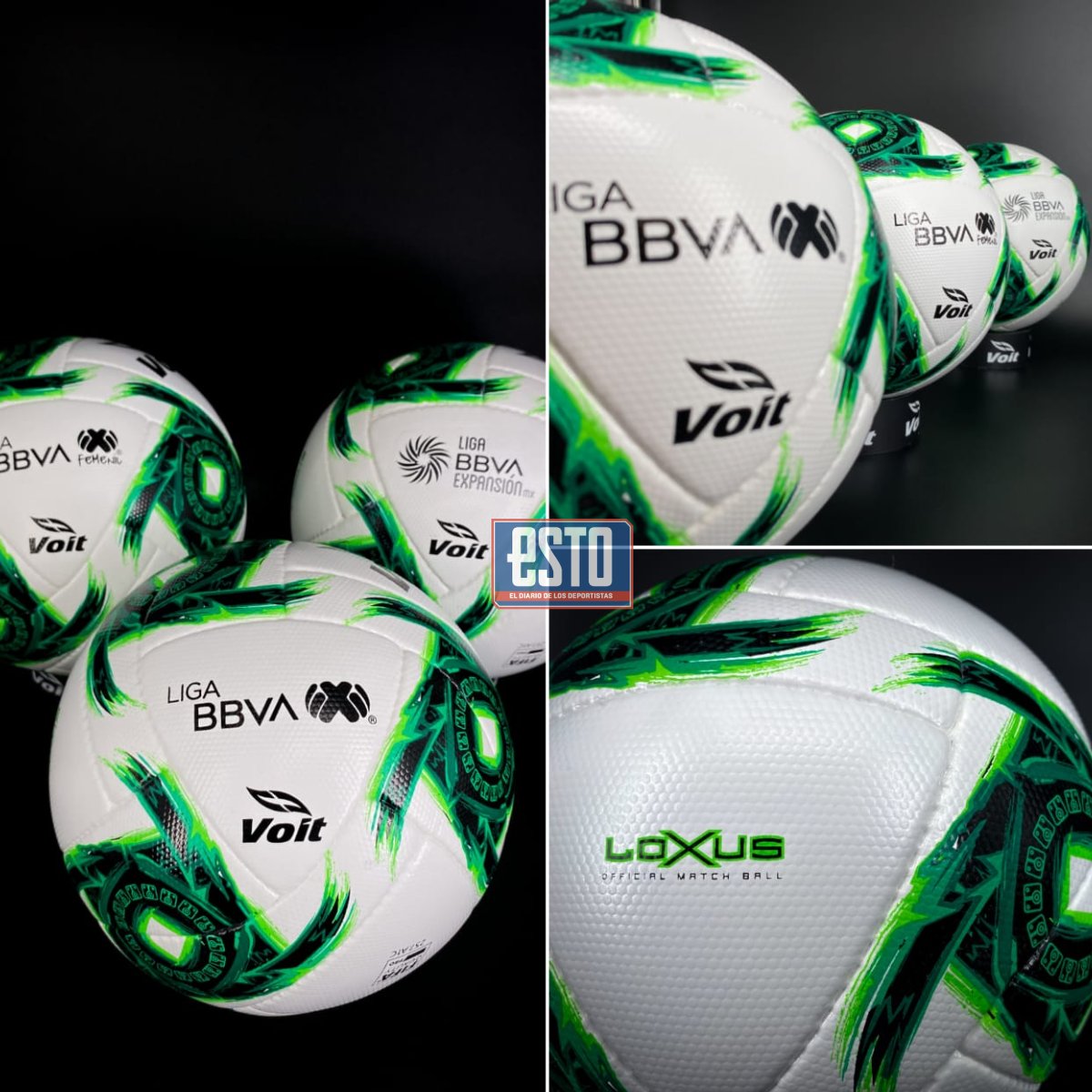 estoenlinea's tweet photo. ¡ESPECTACULAR! 🤩

Este es el nuevo balón #Loxus de @VoitMexico con el que se jugarán las fases finales del #Guard1anes2020 en la @LigaBBVAMX, @LigaBBVAFemenil y @LigaMXExpansion ⚽️🟢🔥

Visita 📲https://t.co/SajqDBqpih https://t.co/13feijZ0MM