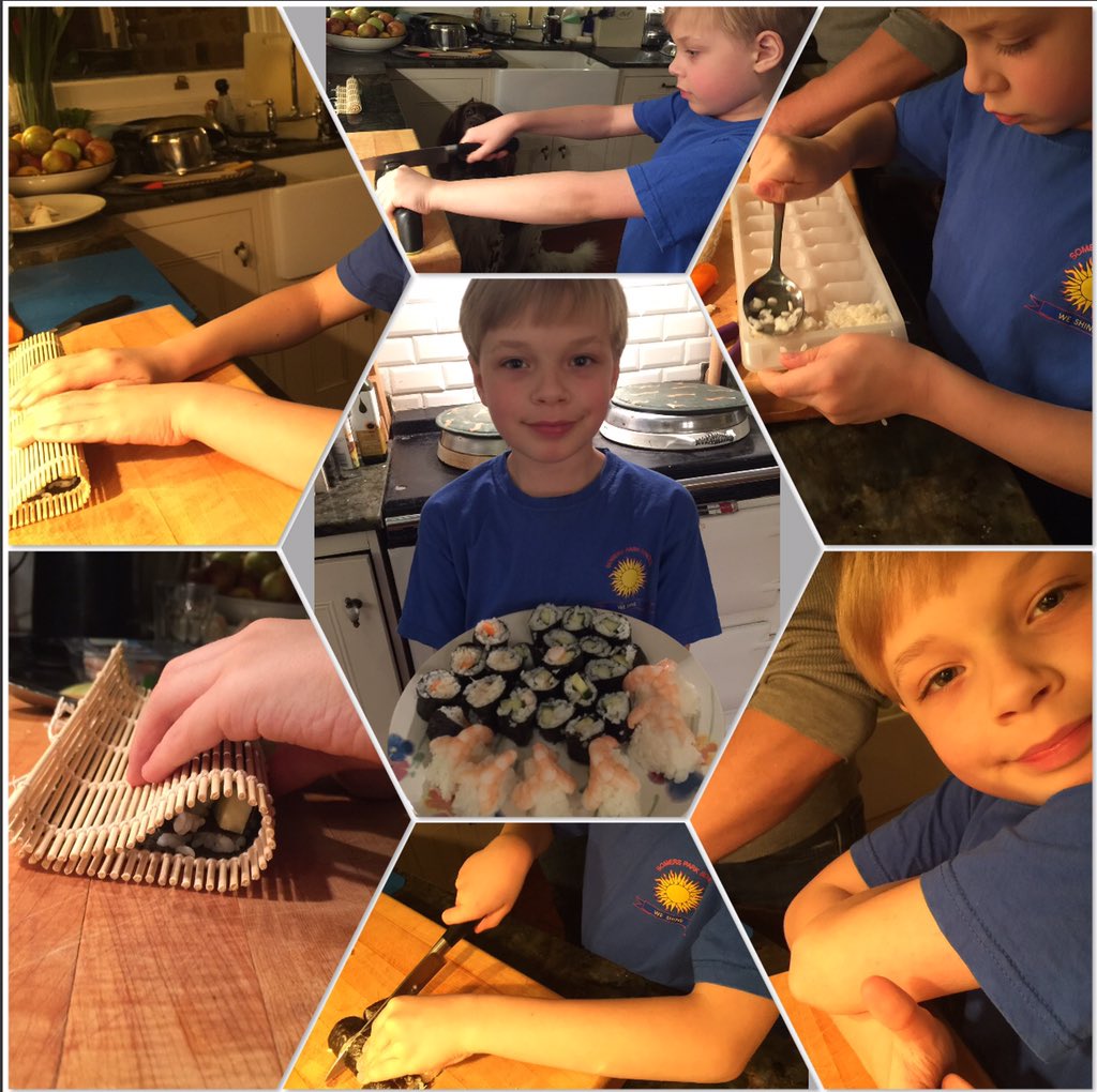 SarahSpeck123's tweet photo. L made sushi for the ‘Make or Bake challenge’ and it was absolutely delicious! 🍣 #makeorbake @SomersPark5ED @somerspark1 https://t.co/W1xH9zSN1u