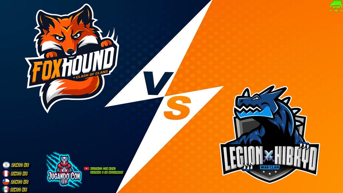 Tenemos dire! hoy a las 23,30 estamos con <a href="/THEFOXHOUNDCLAN/">🅵🅾🆇-🅷🅾🆄🅽🅳 🦊</a> vs <a href="/legionhibrydcoc/">LEGIONHIBRYDCOC</a> no te lo pierdas🔥