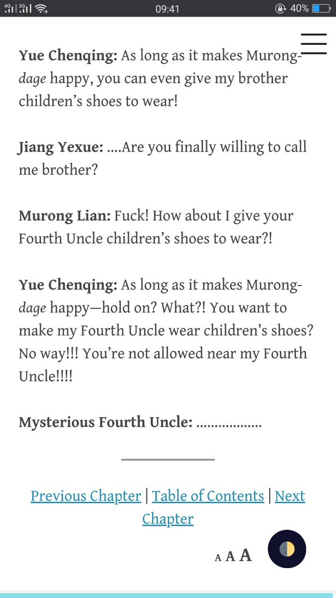 Me at first : ship lianyue Later : fourth uncle!?