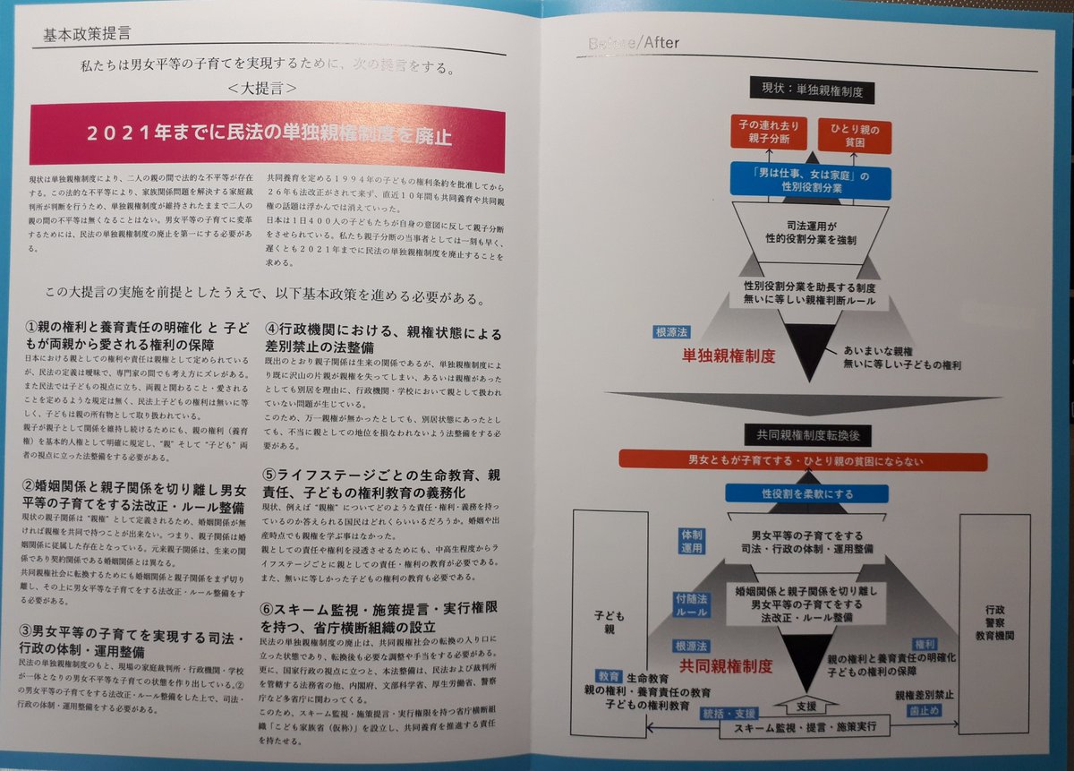 21単独親権to共同親権