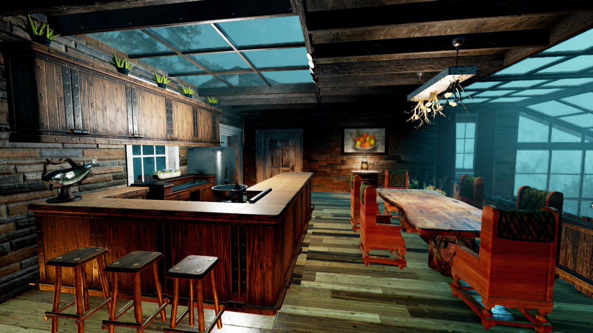 yotastytaco's tweet photo. Thanksgiving at Tacoโs home this year? Friends Welcome ๐ก
#SeeWhatIDidThere #Kitchen #DiningRoom #Fallout76 https://t.co/f3GaLeWW21