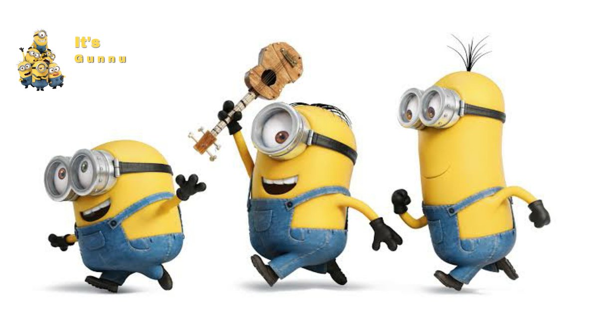 Itsgunnu's tweet photo. Watch Minions singing and dancing. Click below link. 👇
https://t.co/X3bZd4QvTH https://t.co/lyCR42N5aQ