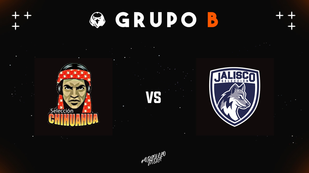 Fase de Grupos | Grupo B Día 2

@S_Chihuahua_CR saldrá a la arena en busca de sumar su primer victoria pero  tendrán que derrotar a  <a href="/SelJaliscoCR/">Jalisco 🐺</a> que  quiere debutar con el pie derecho en la competencia.

¡No te pierdas este encuentro en punto de las 21:00 pm!

#OrgulloMexa🇲🇽