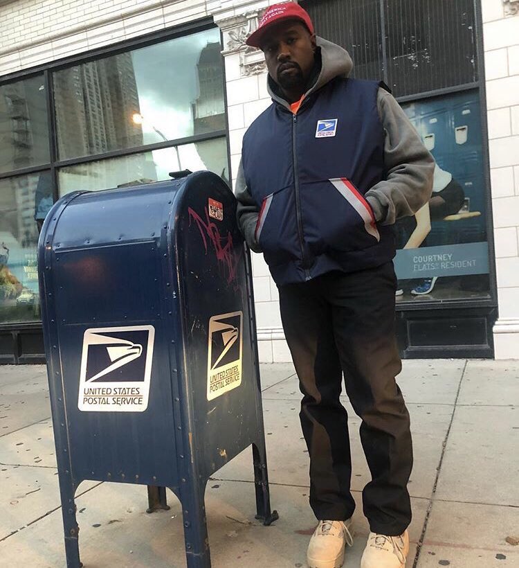ye4us's tweet photo. Kanye West having a $5 billion net worth and volunteering at the Post Office to help count Nevada votes for 3 days in a row, how can you not love this man https://t.co/mgBAXsxnJ4