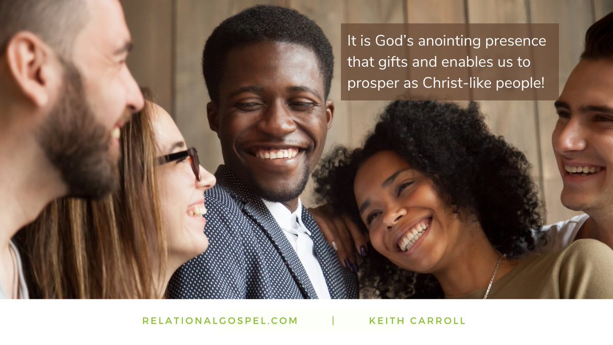 RelateToGod's tweet photo. It is God’s anointing presence that gifts and enables us to prosper as Christ-like people!

#drawclosertoGodtoday #RelationalReality #RelatetoGod https://t.co/PUyYCmctht