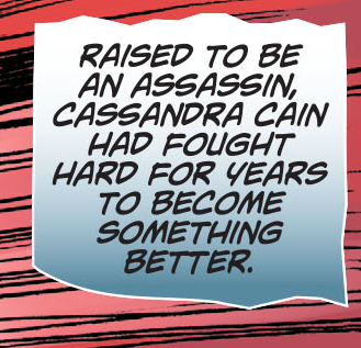 ... sparse, extremely matter-of-fact narrative captions that follow her transformation.(also, and this is nitpicky even for me, I don't like the "but" in "but after", since it seems to imply some incoming contradiction that never really comes)