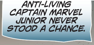 ... sparse, extremely matter-of-fact narrative captions that follow her transformation.(also, and this is nitpicky even for me, I don't like the "but" in "but after", since it seems to imply some incoming contradiction that never really comes)