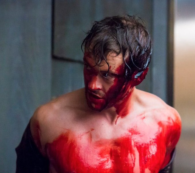 bloody baby. he looks sticky and nasty and i want to wash him up and tuck him into my bed.