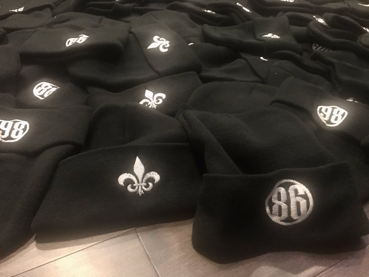 Regina86th's tweet photo. Winter hats are in for our youth and volunteers just in time for our first winter storm. #yqr #scouts #firstwinterstorm https://t.co/1WzfwjlnJt