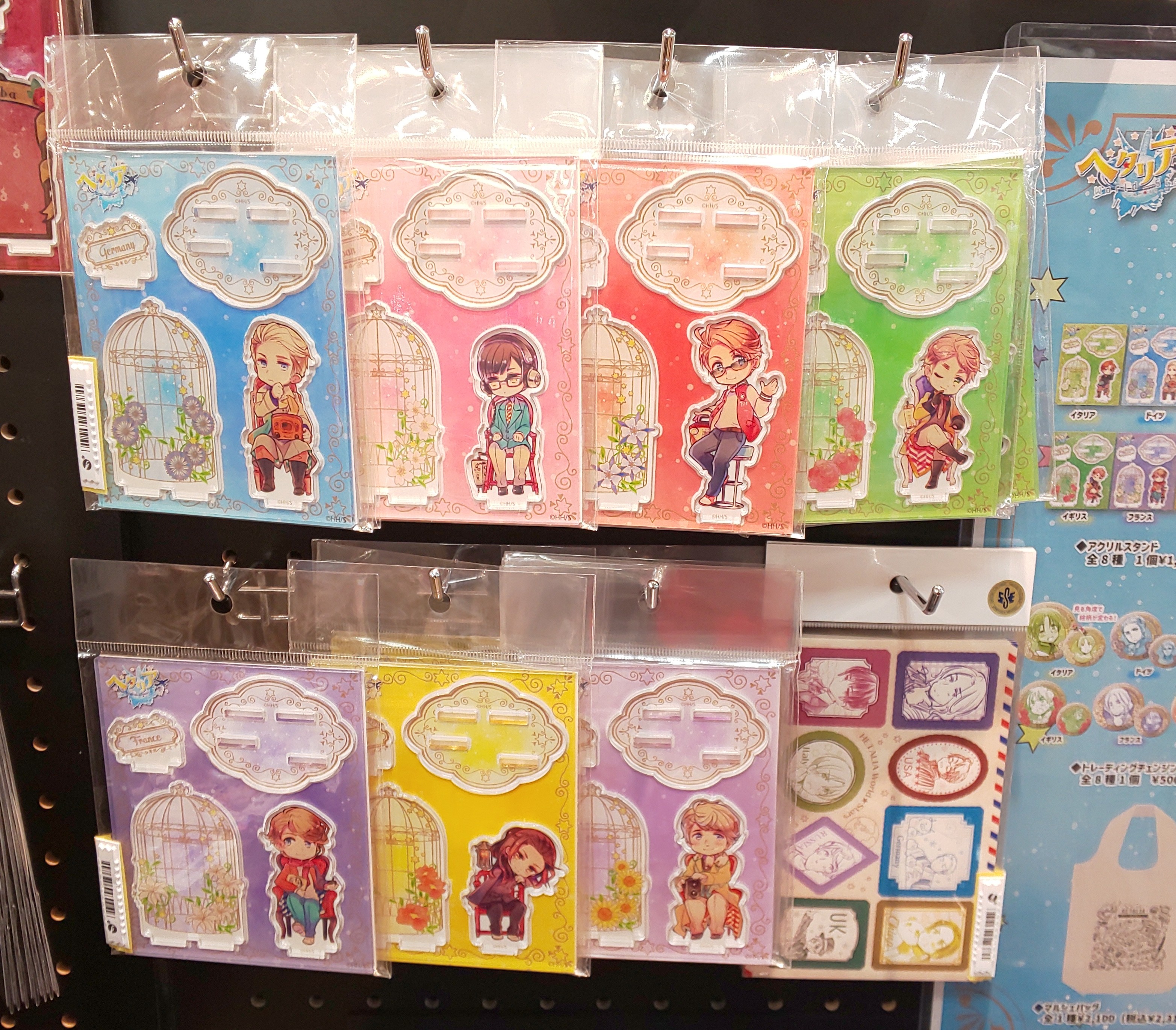 グッズ-スタンドポップ】ヘタリア World☆Stars アクリル
