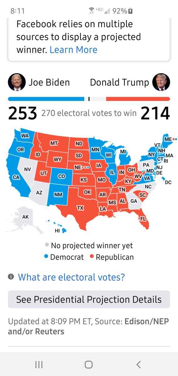 nicaton123's tweet photo. They just pulled #ARIZONA #AWAY FROM @JoeBiden !! How come noone is reporting this?? Directly from @Facebook via @Reuters
#KeepCountingVotes !!!
KEEP GOING AMERICA!πͺπΊπ² @realDonaldTrump
@TuckerCarlson @seanhannity @marklevinshow
@CNN @FoxNews
#TRUMP2020 πΊπ²πΊπ²πΊπ² https://t.co/ptYqd1dq7L