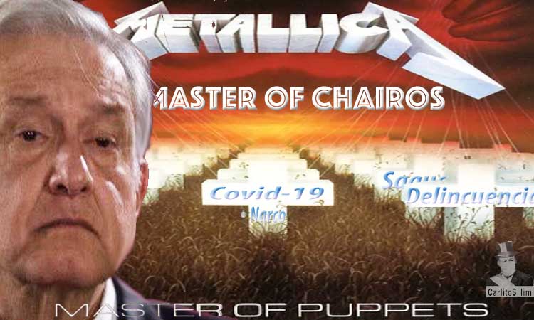 CarlitoS_lim's tweet photo. #SeguridadSinMilitarizacion #RedMas
Sin palabras... el Master Of Puppets (chairos) que siembra de muerte a México... https://t.co/xmKYcQbE3z