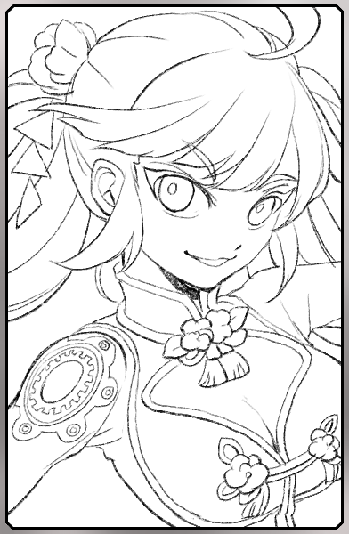 #メギド人狼キャラクターセット企画
線画 
