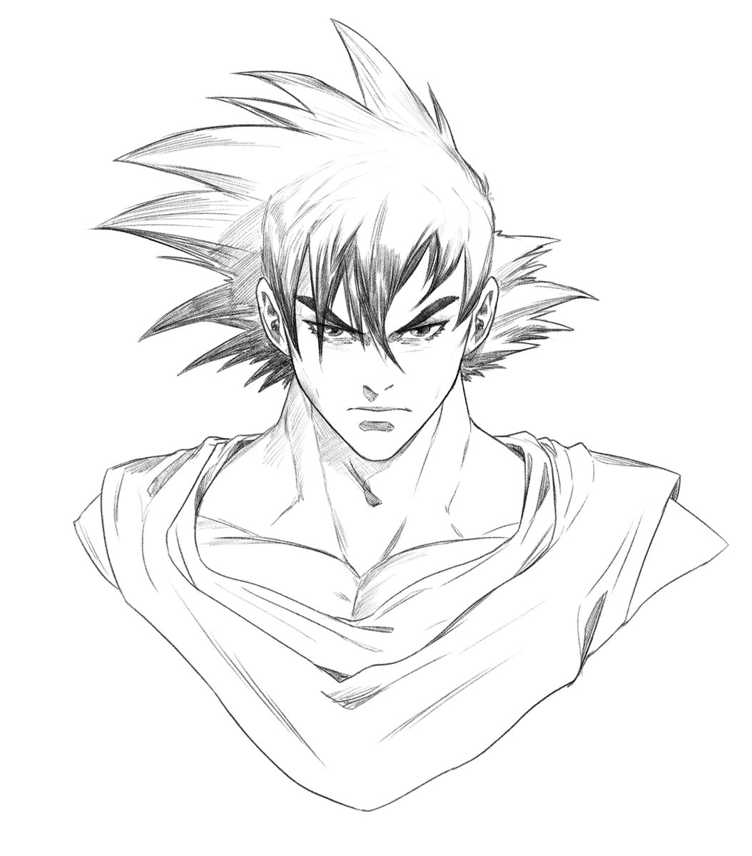 Goku pencils 