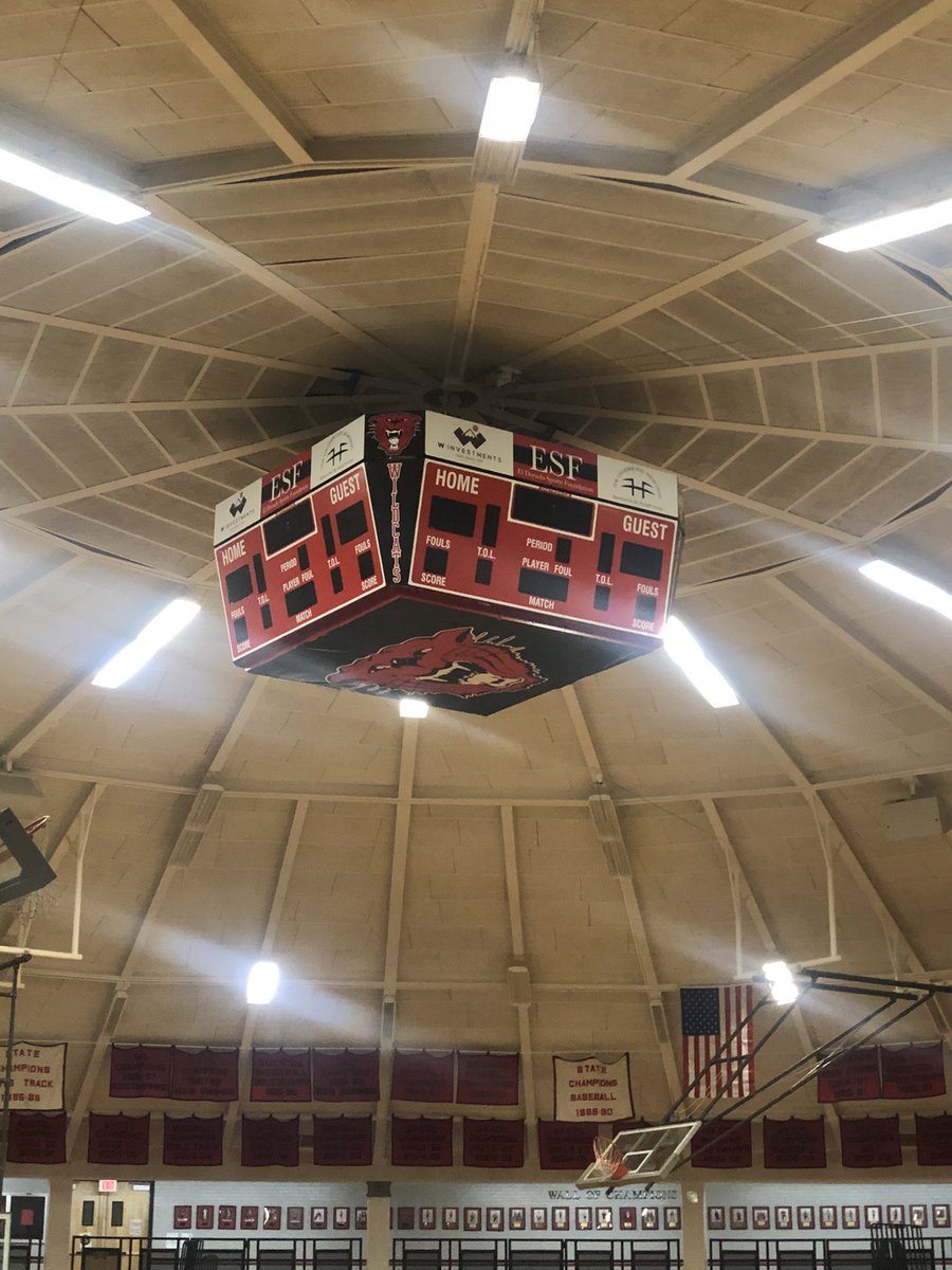 DCulb's tweet photo. New scoreboard up at the roundhouse! Now we’ve just gotta light it up https://t.co/gG728DLQOC