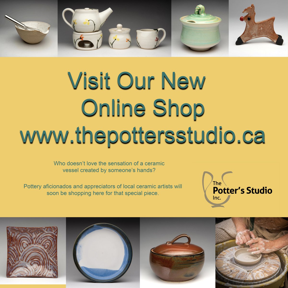 studio_potters's tweet image. The Potter's Studio now has an on line shop.