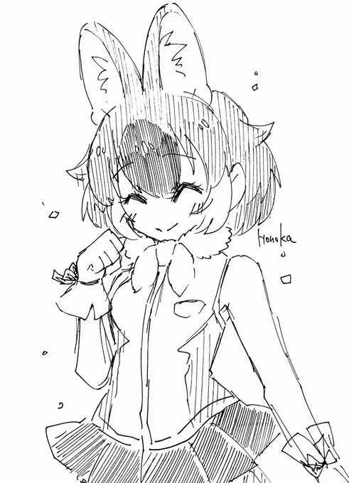 「隊長さん!!」
#けもフレ
#けものフレンズ 
