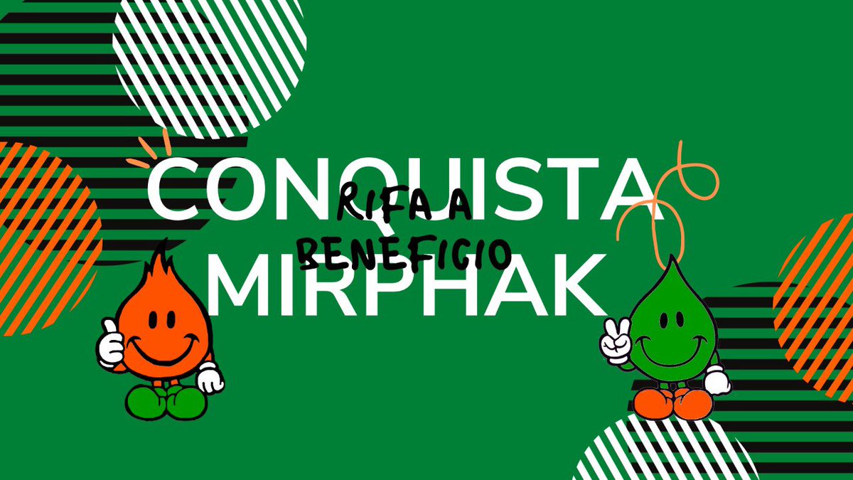 CMirphak's tweet photo. Holaaa familia, amigos, compañeros y miembros del mjc!!🤩
Queremos invitarlos a participar en nuestra rifa a beneficio de la Conquista🇮🇪
Pueden adquirir sus boletos con mi jefatura🤩🤩
Más info en las imágenes🤪y de ante mano Muchas Gracias!✨ https://t.co/KQPVrnV5i4