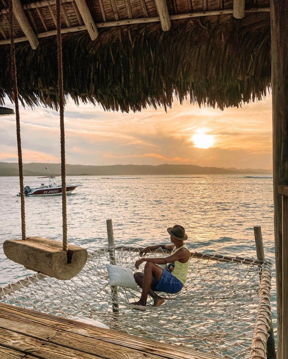 You’ve probably relaxed by the water, but how about hanging out over the water? Punta Rucia’s beachfront cabanas and villas have many options for hanging out by the ocean. 📸: <a href="/CarlosTorresRD/">Carlos Torres</a> 

📍 Punta Rucia, Puerto Plata, Dominican Republic