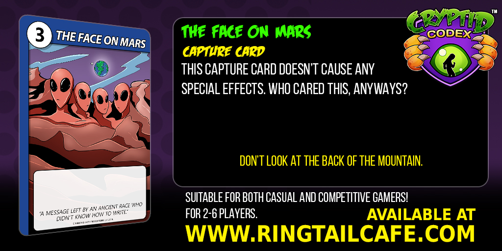 ringtailcafe's tweet photo. https://t.co/0QpdsQ4r5L
#RTC #RingtailCafe #Game #Cooperative #cardgame #CrytpidCodex #cryptids #vampires #Bandshees #werewolves #monster #aliens https://t.co/gJ4NvKRzIM