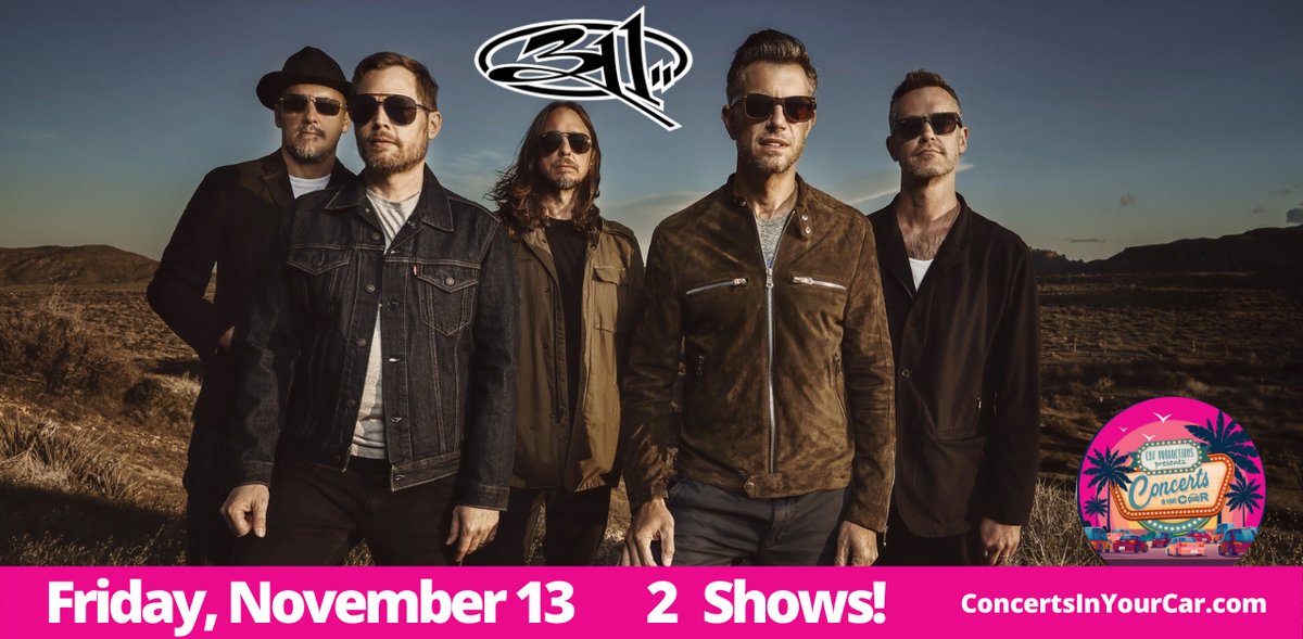 PhxNTStreet's tweet photo. Enter for your chance to win a FREE car pass to catch 311 on 11/13 in the Concerts in Your Car series happening NOW at the AZ State Fair Grounds! https://t.co/dgZ0P2aIU3 https://t.co/r4DBzeJcsF