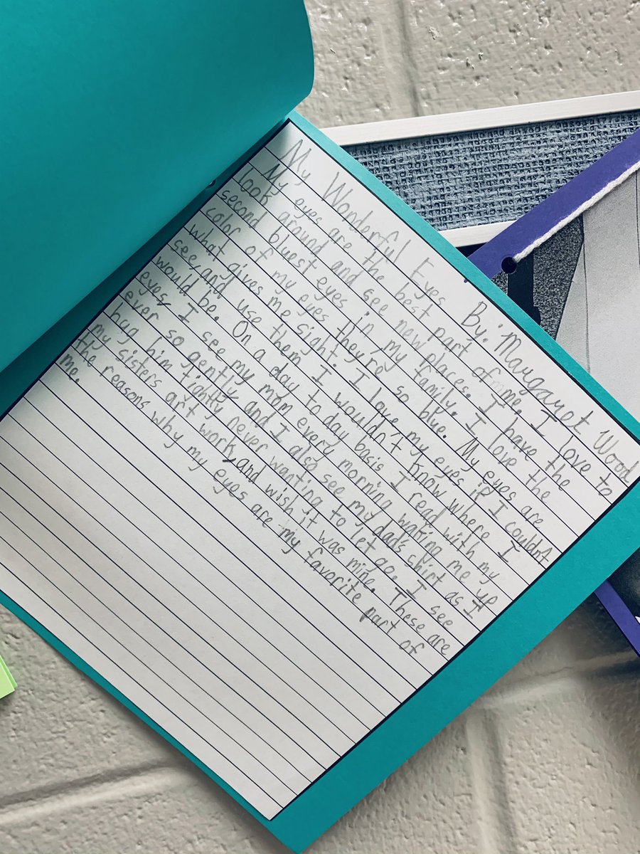Started expository writing this week recreating the book “The Best Part of Me”. Students wrote a short essay explaining the best part about them 💙 <a href="/HumbleISD_SWE/">Summerwood Elementary</a>