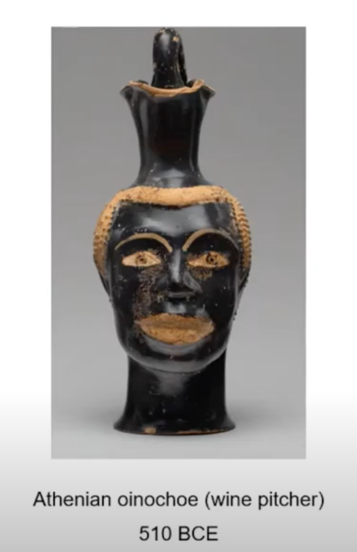 Some people questioned the validity of the Chedder Man’s dark pigmentation. This reminded me of the black figures in classical Greek art [3]. It is important to seperate our modern notions of race from ancient peoples who had none of our racial conotations or stereotypes. /13