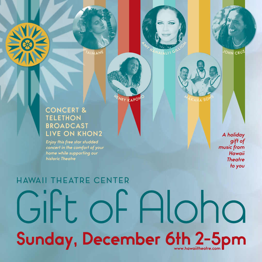 hawaiitheatre's tweet photo. Just 30 days till the Hawaii Theatre Center's Gift of Aloha Concert, a LIVE virtual concert from the historic Hawaii Theatre on Sunday, December 6th at 2:00pm (HST). #HawaiiTheatre #SupportTheArts #GiftOfAloha https://t.co/SfRtb1c5Wq