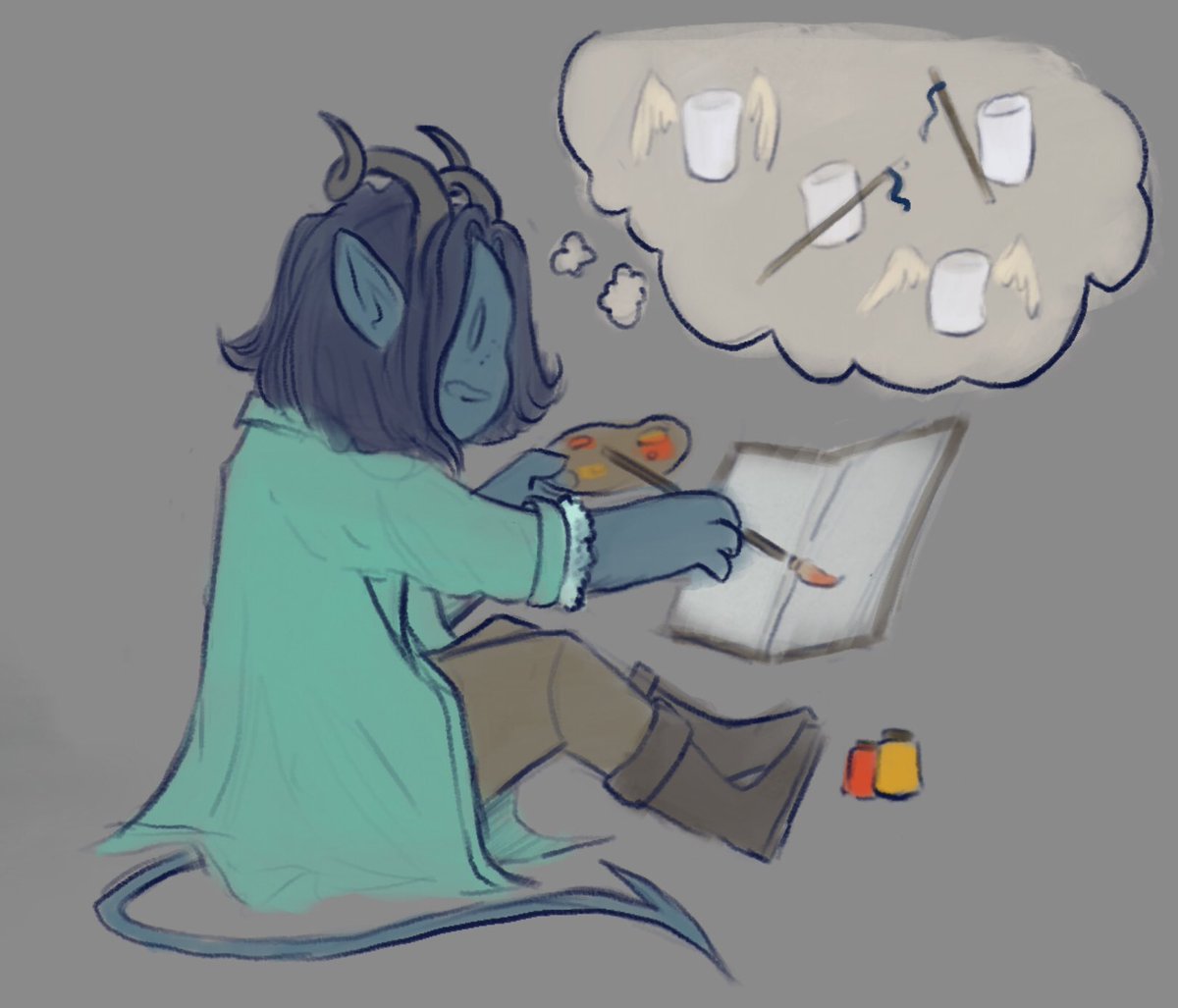 camphorcapstan's tweet photo. catching up on episodes ive missed and drawing jester’s iconic moments from episode 112
#CriticalRole #jesterlavorre https://t.co/mEg2Px0bxm
