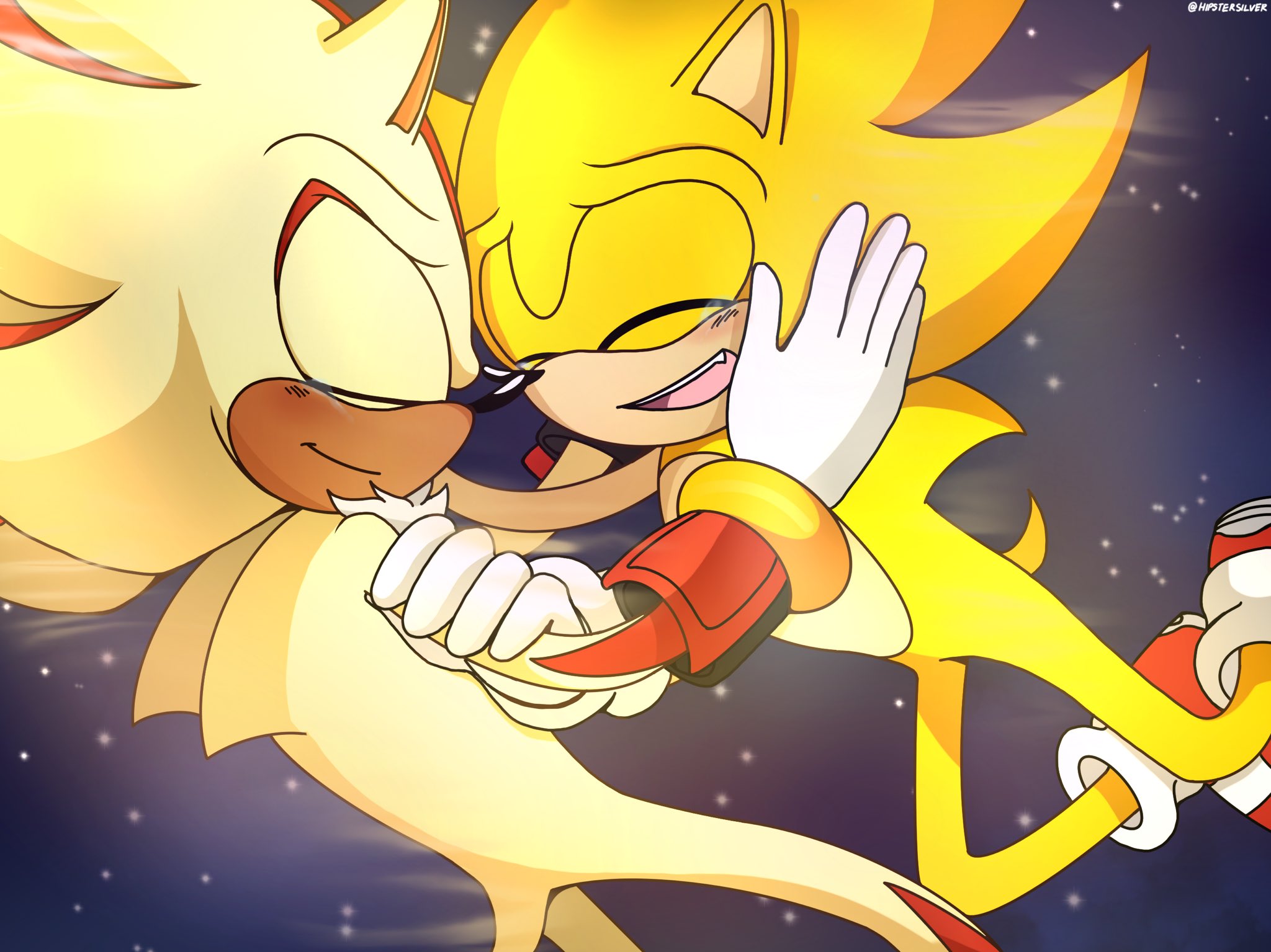 Morale 🌷💗 on X: Fleetway Sonic! Practicing a new paintstyle using my  fave 👀💖💖💖✨ #sonicfanart #sonicartist  / X