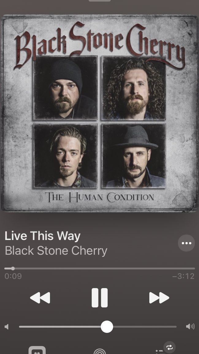 710Gozi's tweet photo. 今朝の一曲
#BlackStoneCherry
#LiveThisWay
USケンタッキー州出身のバンド
ブラック・ストーン・チェリー
先月リリースされた7thアルバム
『THE HUMAN CONDITION』より
ドライブに行きたくなる曲だなぁ~ https://t.co/lWMspC35ia