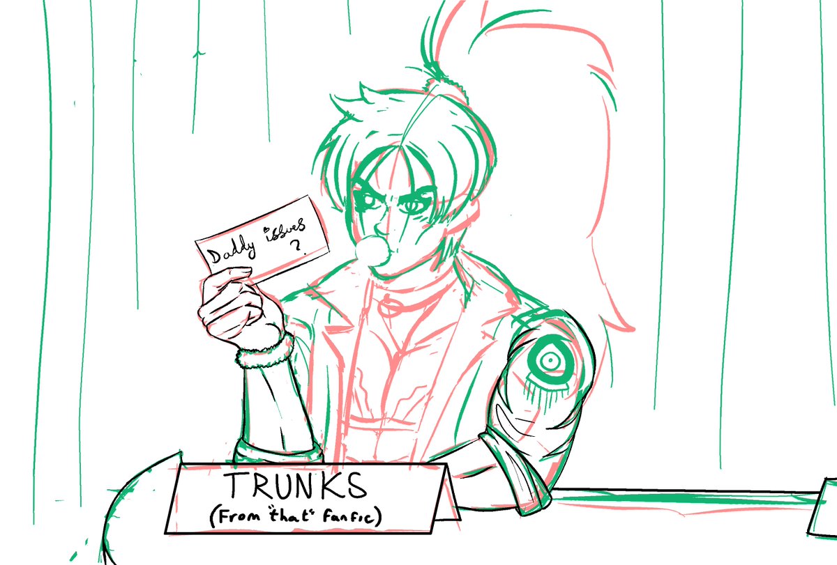BlearBoo's tweet photo. Ye I'm not getting this done today. Here's where I was going with #dbdrag prompt 3 - future. 🤷♀️ https://t.co/EFHpfCg9EK