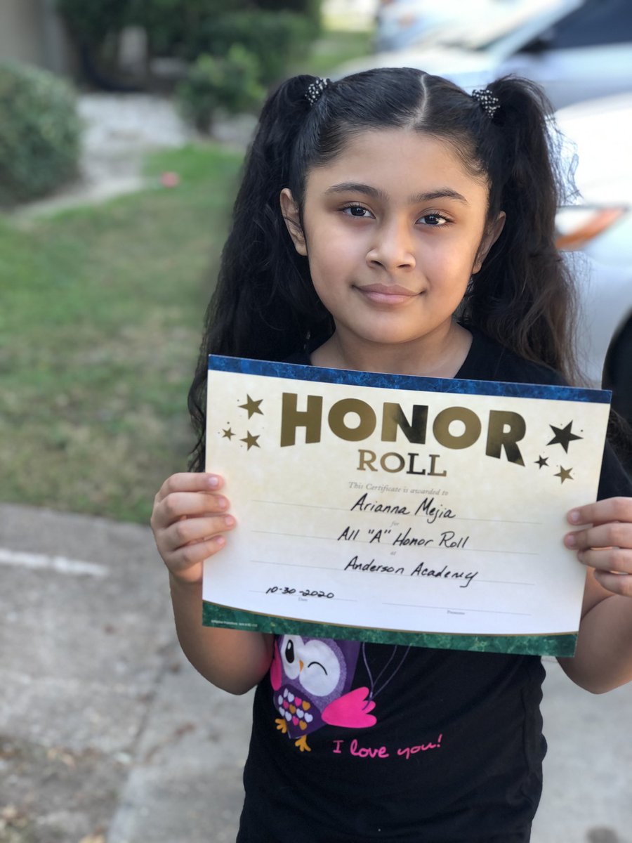 Jessicamej's tweet photo. @Anderson_AISD thank you 🤩proud mom #proud #honorrollstudent https://t.co/jRCNdCgv3B