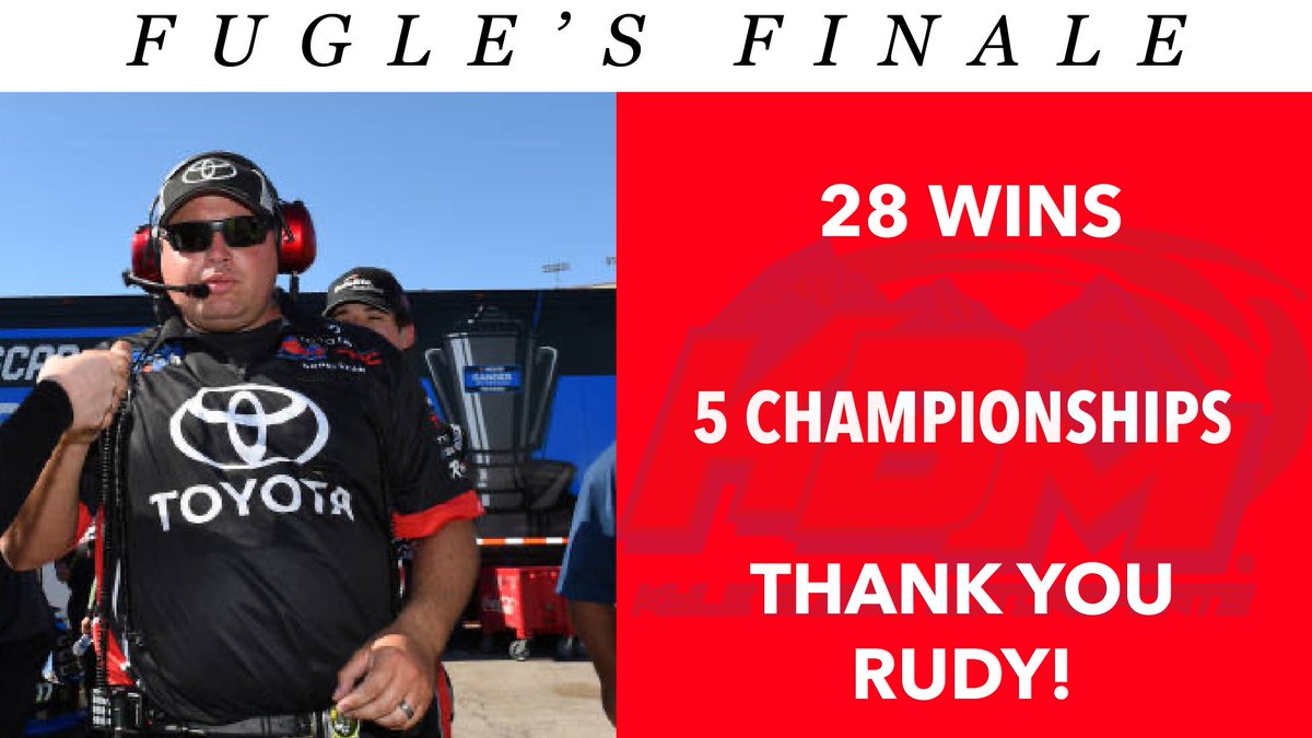 KBMteam's tweet photo. 𝗧𝗵𝗮𝗻𝗸 𝗬𝗼𝘂 𝗥𝘂𝗱𝘆!

Before things heat up at Phoenix Raceway, we want to take the time to thank crew chief Rudy Fugle for his contributions to our organization! We wish you all the best. https://t.co/ezFiaw9Wg0