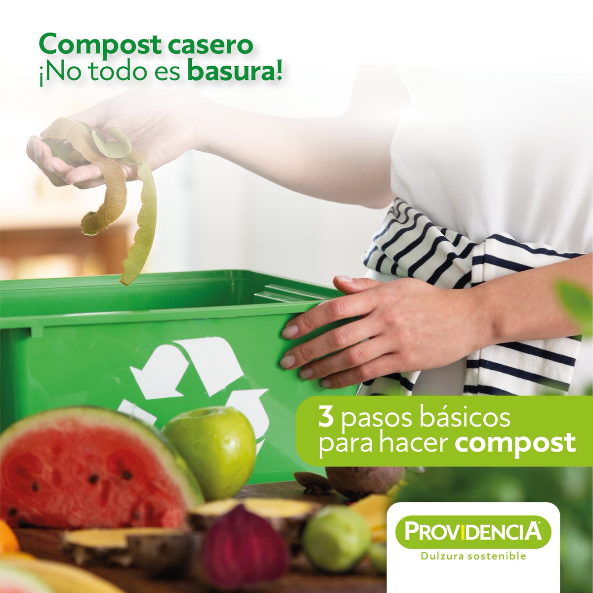 providencia_col's tweet photo. Haciendo nuestro propio compost en casa reducimos los desechos orgánicos que van a la basura, reducimos el uso de fertilizantes artificiales para nuestras plantas y lo mejor, nos conectamos con la naturaleza. ☺️
Inténtalo, es muy fácil.
#compostcasero #DulzuraSostenible https://t.co/O0PCG50a4x