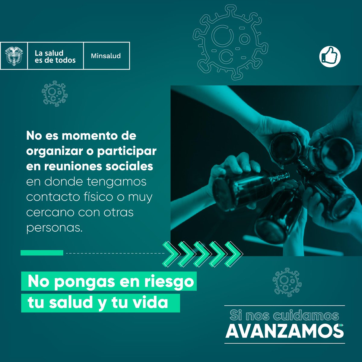 ofintercolombia's tweet photo. #SiNosCuidamosAvanzamos
#ElVirusNoSeHaIdo #ColombiaSaludyProteccion #UnidosSomosMas #ReactivacionEconomica #LaSaludEsDeTodos Mas Información: https://t.co/BsJY44DIH1 https://t.co/CEYjynyhAy