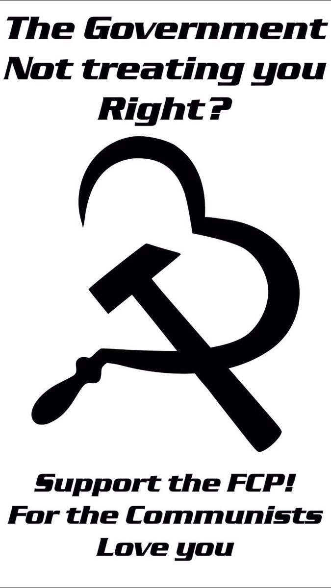 CommunistsOfFlo's tweet photo. Support the FCP in the upcoming Flotopia Elections! #VoteForTheFCP https://t.co/Ib9ku27Cnk