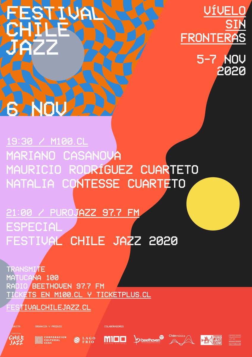 Ya casi comenzamos la segunda jornada de Festival 
¡no te lo pierdas! te esperamos en m100.cl
<a href="/Matucana100/">Matucana 100</a>