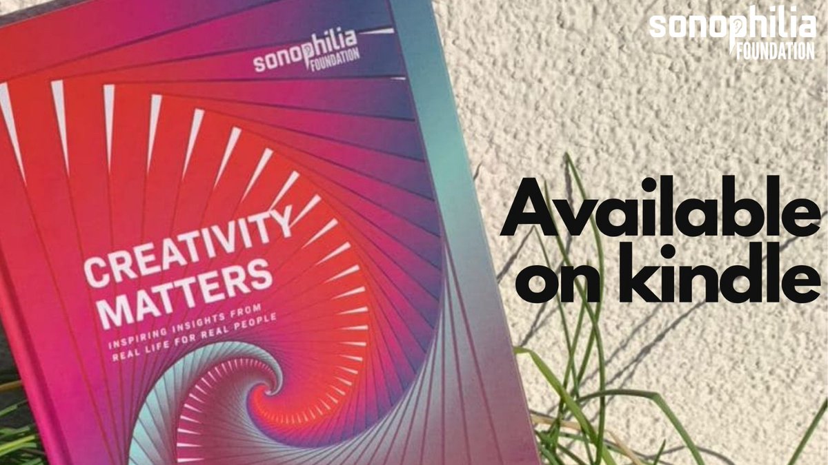 TheSonophilian's tweet photo. Our book #CreativityMatters is now available as an EBook for you to read it everywhere and on every device you want!! You can get your version of the book here and tell us what you think about it! https://t.co/VRaiXzlqlm
#creativitymatter #Sonophilia  #CreativityMatters #book https://t.co/QHzplnb57o