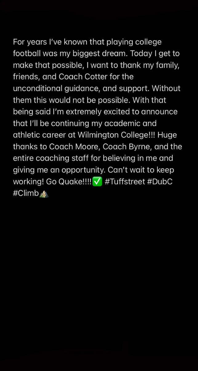 AshtonGriff10's tweet photo. Blessed✅ @bcmoore22 @Coach_ByrneDubC @DubC_Football https://t.co/PzJj4u3RL6