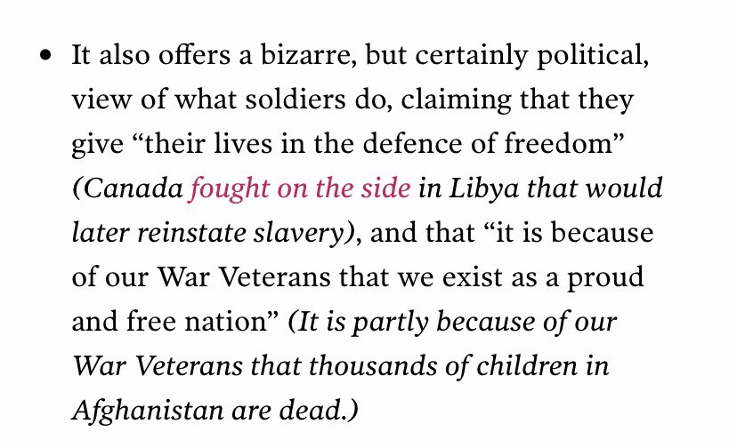 If you don’t think the poppy is a political symbol, consider what its trademark owner, the Royal Canadian Legion, has to say about it and what it represents. Now think about what message it sends when every anchor on television is wearing one...