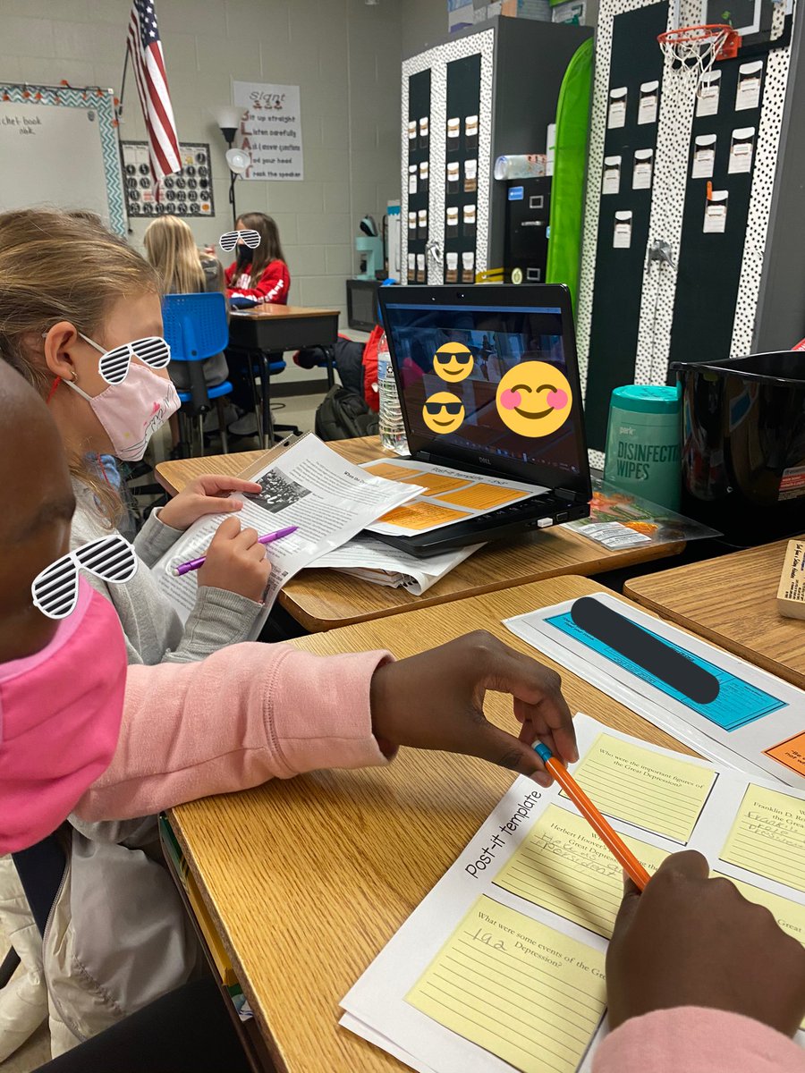 MrsHunt4books's tweet photo. Informational writing research done in stations...collaboration is so important. #ela #fifthgraderocks #writing #virtuallearning #face2facelearning https://t.co/mzcQnTaFuV