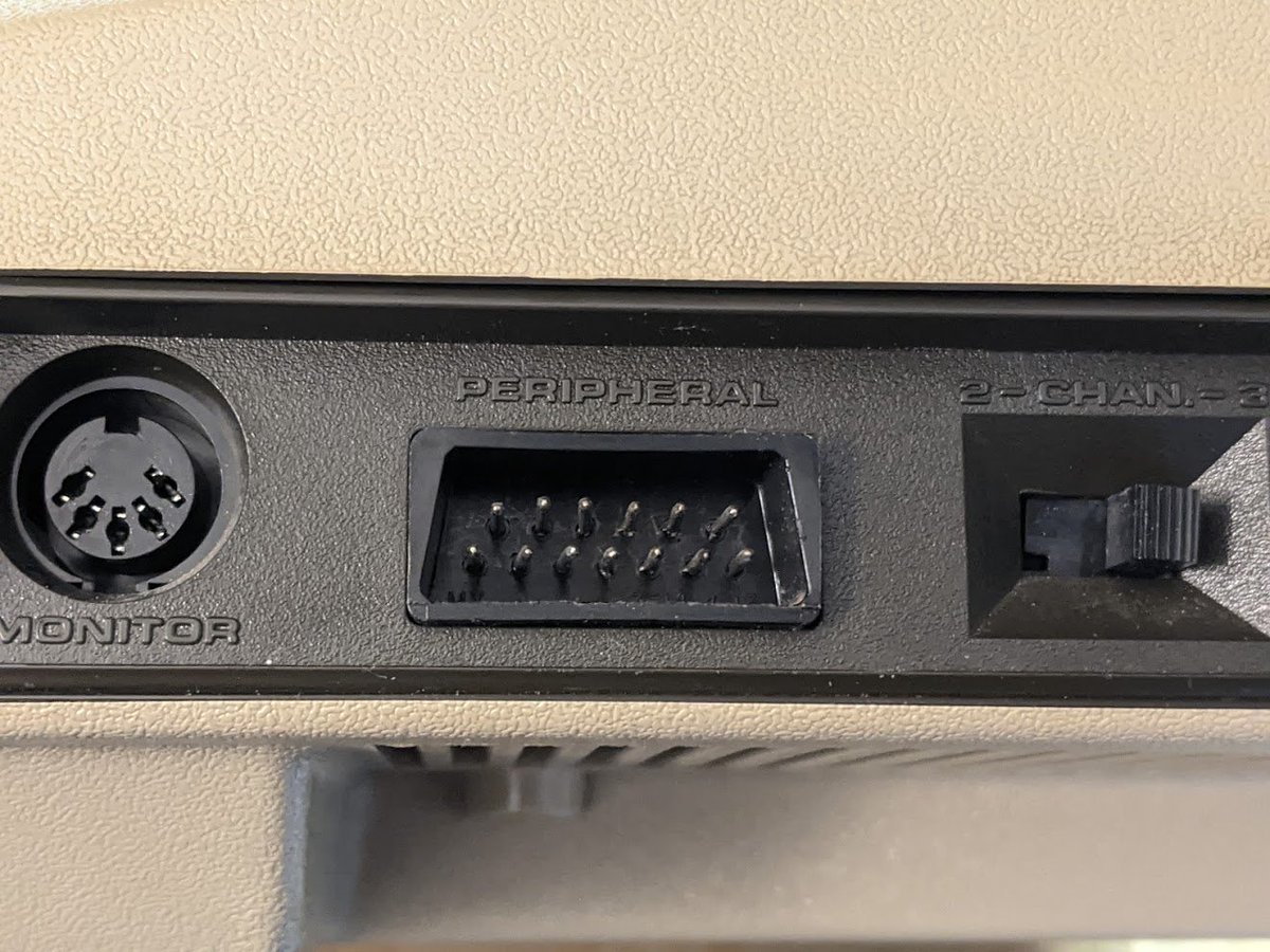 but it has this weird "peripheral" connector that i can't find anywhere. must be some fully custom thing.