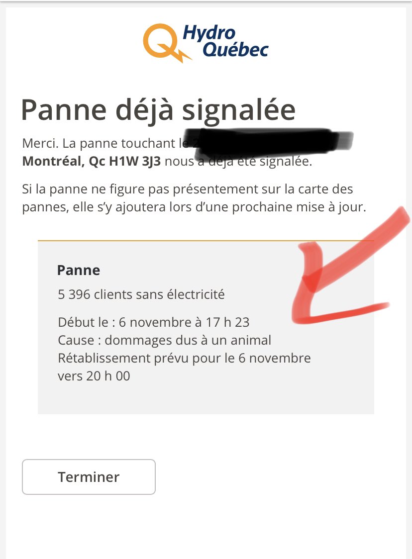 Katchouk's tweet photo. Hochelaga ou comment perdre l’électricité une fois par semaine... des fois deux. J’ta boutte 😡🤬🤬🤬 @hydroquebec https://t.co/t7lRqgSzP3