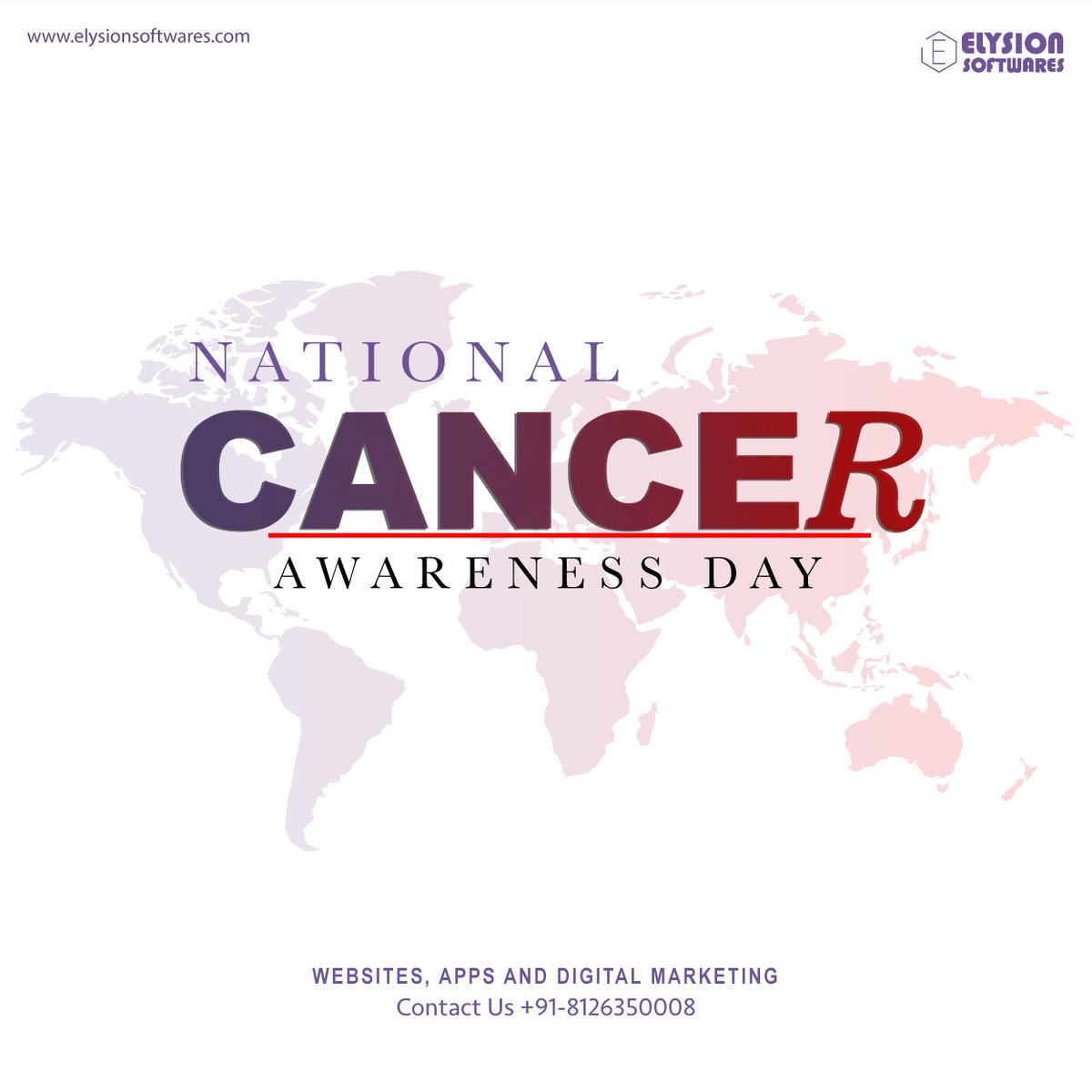ElysionSoftwar2's tweet photo. #nationalcancerawerness  #Day_7november #Elysion #software #marketing #elysionsoftwares #softwaredeveloper #delhi #NCR #Meerut #socialmediamarketing https://t.co/sbrx7y2PCv