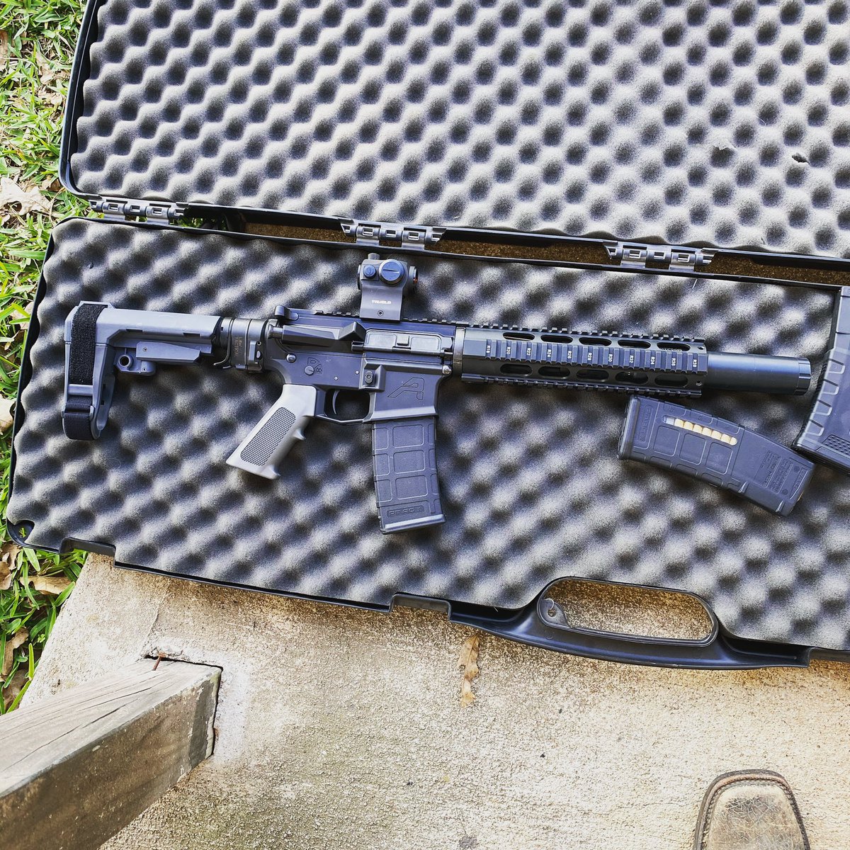 RowdyDevan's tweet photo. @citizenhush Same here just been waiting on my tax stamp to come in for my suppressor and thank god it did yesterday https://t.co/5biaDtHrrU