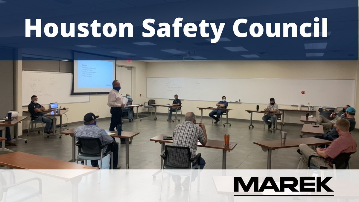 marekbros's tweet photo. MAREK #Houston held their 2nd Safety Council led by Superintendent Joey Watson this morning. These meetings help ensure we are maintaining the highest industry standard possible.
#MAREKSTRONG #safety #roadtoworldclasssafety https://t.co/1fgOzpsUpH